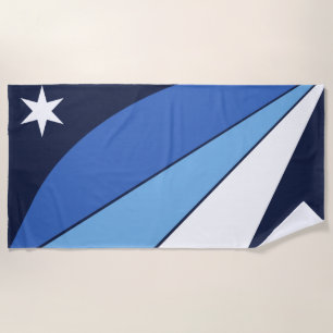 Serviette De Plage Drapeau de la Colombie (Caroline du Sud)