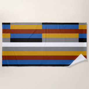 Serviette De Plage Drapeau de la fierté des freaks