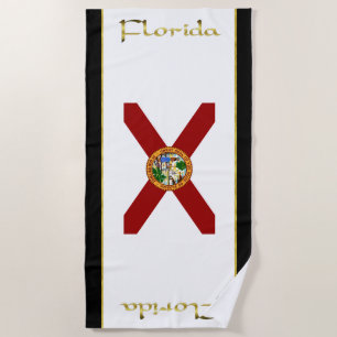 Serviette De Plage Drapeau de la Floride