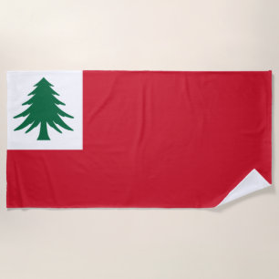 Serviette De Plage Drapeau de la Nouvelle-Angleterre