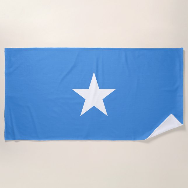Serviette De Plage Drapeau de la Somalie (Devant)