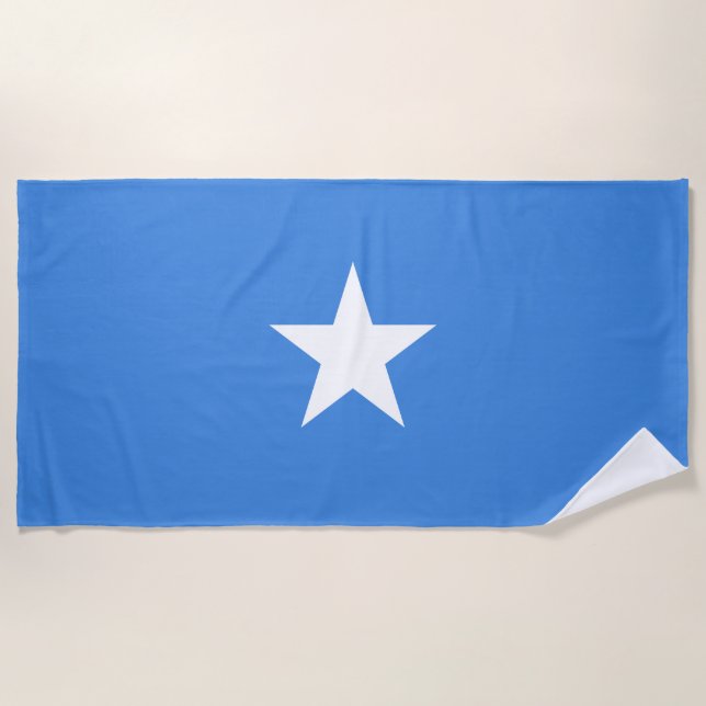 Serviette De Plage Drapeau de la Somalie (Devant)