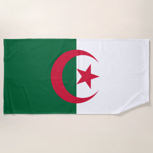 Serviette De Plage Drapeau de l'Algérie