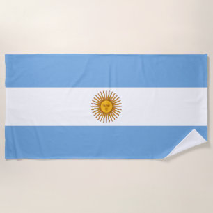 Serviette De Plage Drapeau de l'Argentine
