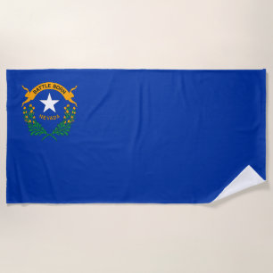 Serviette De Plage Drapeau de l'État du Nevada