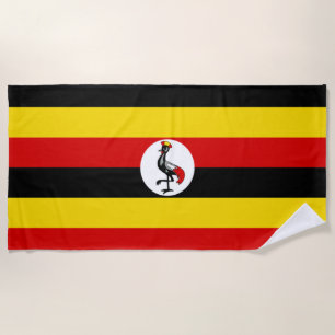 Serviette De Plage Drapeau de l'Ouganda