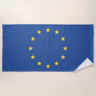 Serviette De Plage Drapeau de l'Union européenne