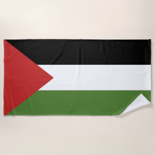 Serviette De Plage Drapeau de Palestine