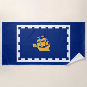 Serviette De Plage Drapeau de Québec (Québec, Canada)