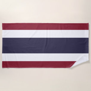 Serviette De Plage Drapeau de Thaïlande