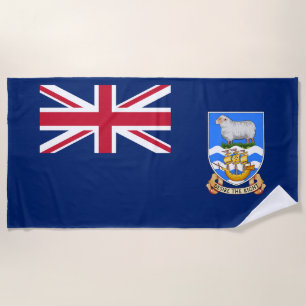 Serviette De Plage Drapeau des îles Falkland