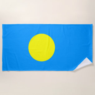 Serviette De Plage Drapeau des Palaos