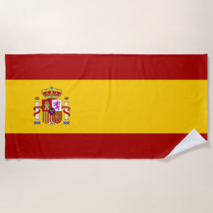 Serviette De Plage Drapeau d'Espagne