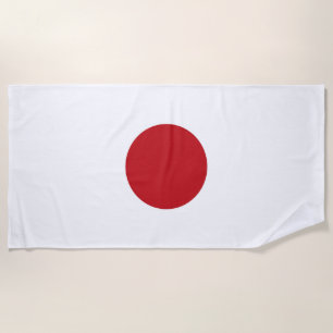 Serviette De Plage Drapeau du Japon