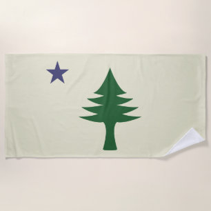 Serviette De Plage Drapeau du Maine 1901
