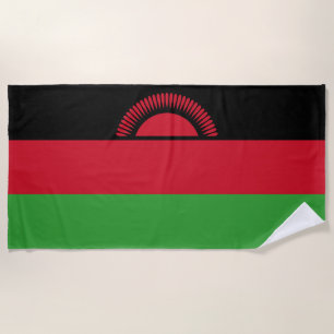 Serviette De Plage Drapeau du Malawi
