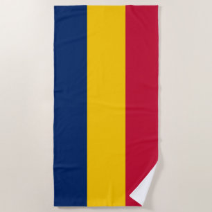 Serviette De Plage Drapeau du Tchad (pays africain)