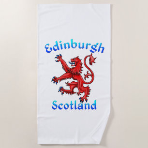 Serviette De Plage Drapeau écossais Rampant Lion d'Edimbourg