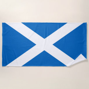 Serviette De Plage Drapeau écossais Saltire