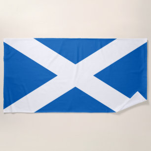 Serviette De Plage Drapeau écossais (Saltire) (Drapeau écossais)