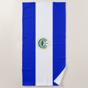 Serviette De Plage Drapeau El Salvador