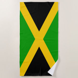 Serviette De Plage Drapeau jamaïcain