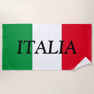 Serviette De Plage Drapeau officiel italien