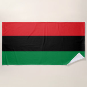 Serviette De Plage Drapeau panafricain