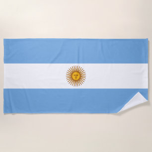 Serviette De Plage Drapeau Patriotique Argentin