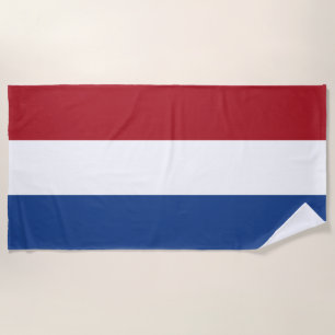 Serviette De Plage Drapeau Pays-Bas tricolore