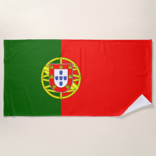Serviette De Plage Drapeau Portugal