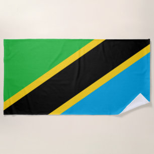 Serviette De Plage Drapeau tanzanien