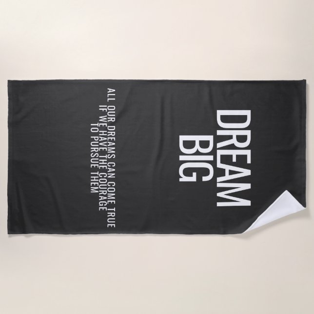Serviette De Plage Dream Big Beach Towel (Devant)