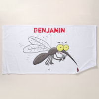 Drôle dessin d'insecte moustique