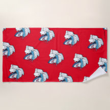 Drôle Toilette Shark Illustration