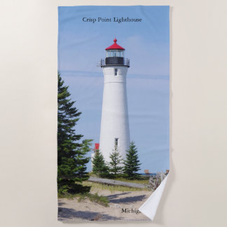 Serviette de plage du phare de Crisp Point