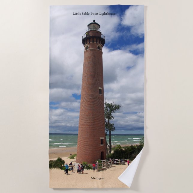serviette de plage du phare Little Sable Point (Devant)