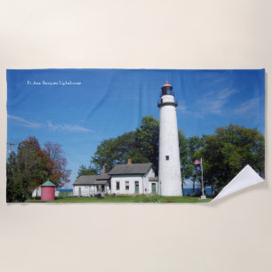 Serviette de plage du phare Pt Aux Barques