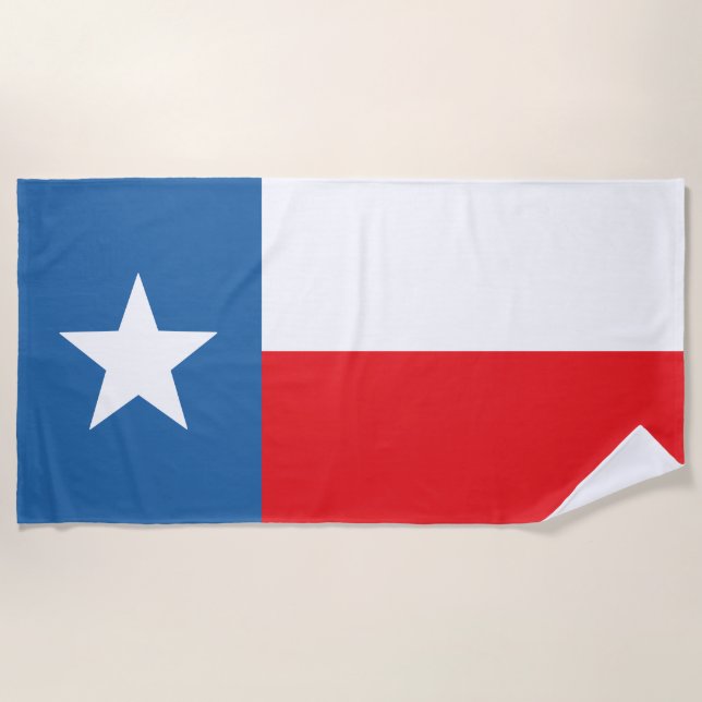 Serviette de plage du Texas (Devant)