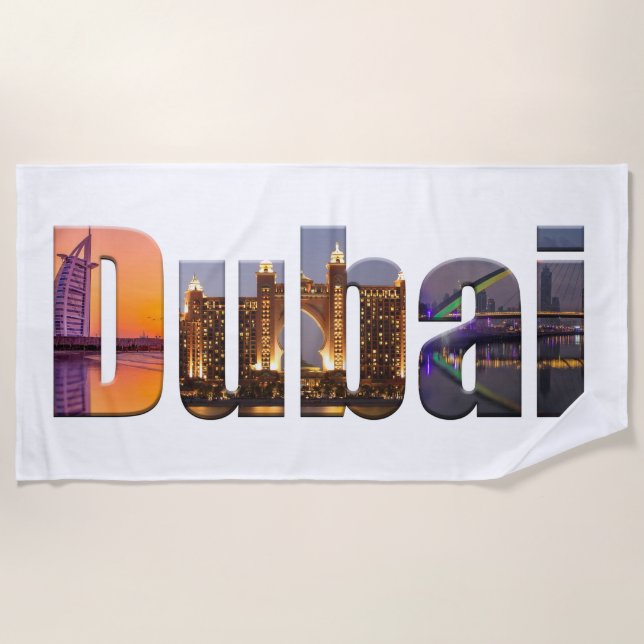 Serviette De Plage Dubaï (Devant)