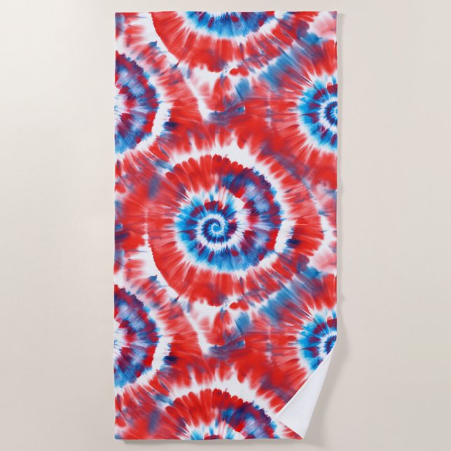Serviette De Plage Dye cravate (Devant)