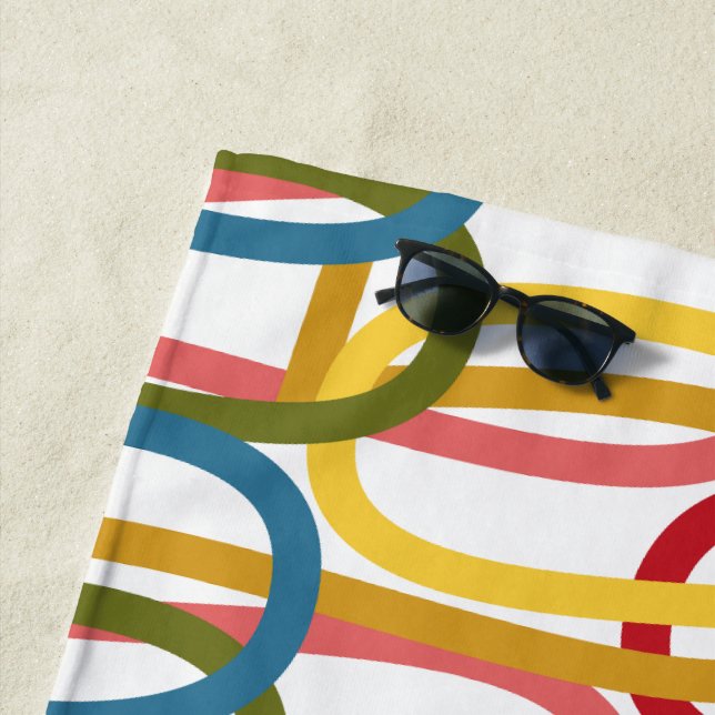 Serviette De Plage Écarts (En situation)