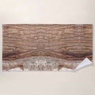 Serviette De Plage écorce d'arbre