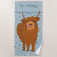 Écossais Highland Cattle Cow Graphic Personnalisé