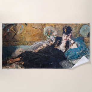 Serviette De Plage Edouard Manet - Lady avec fans