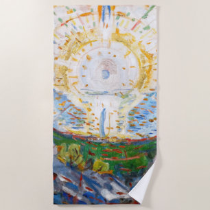 Serviette De Plage Edvard Munch - Le Soleil 1912