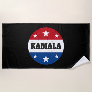 Serviette De Plage Élection de Kamala Harris 2024 V