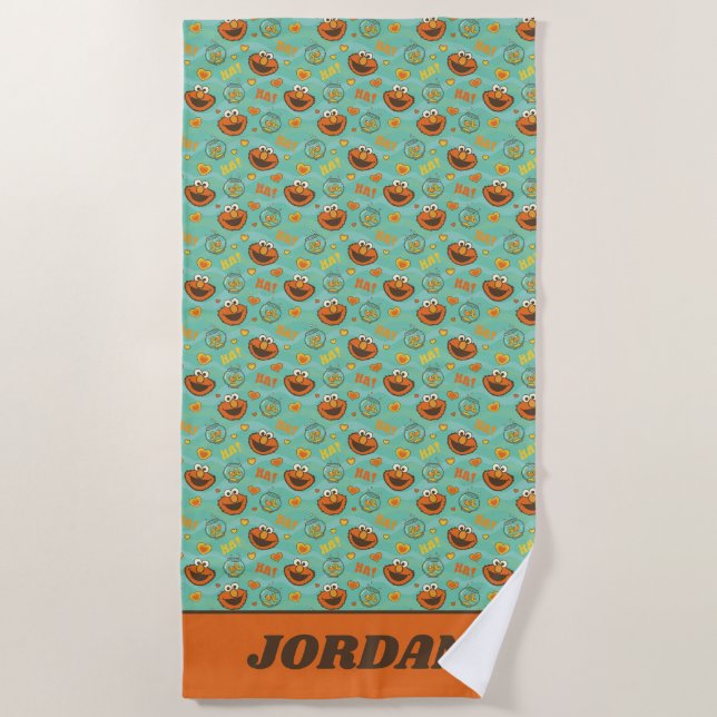 Serviette De Plage Elmo et le Motif Goldfish (Devant)