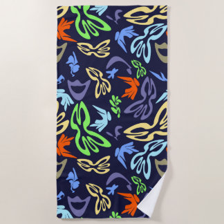 Serviette De Plage Elves, Butterflies and Masks 4