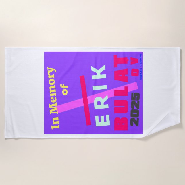 Serviette De Plage En mémoire d'Erik Bulatov (Devant)